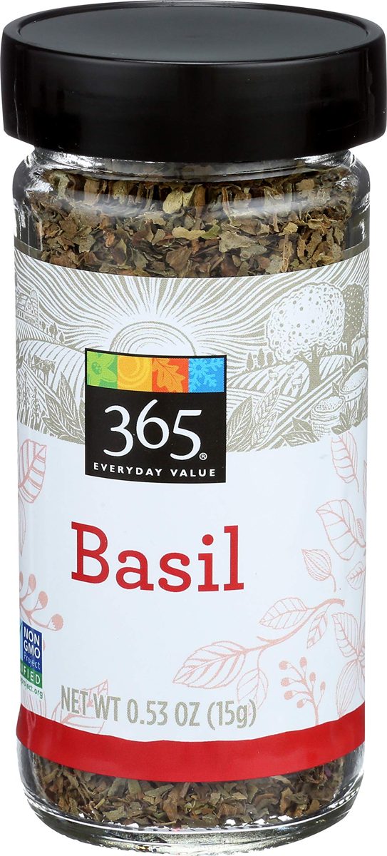 365 Everyday Value, Basil, 0.53 oz