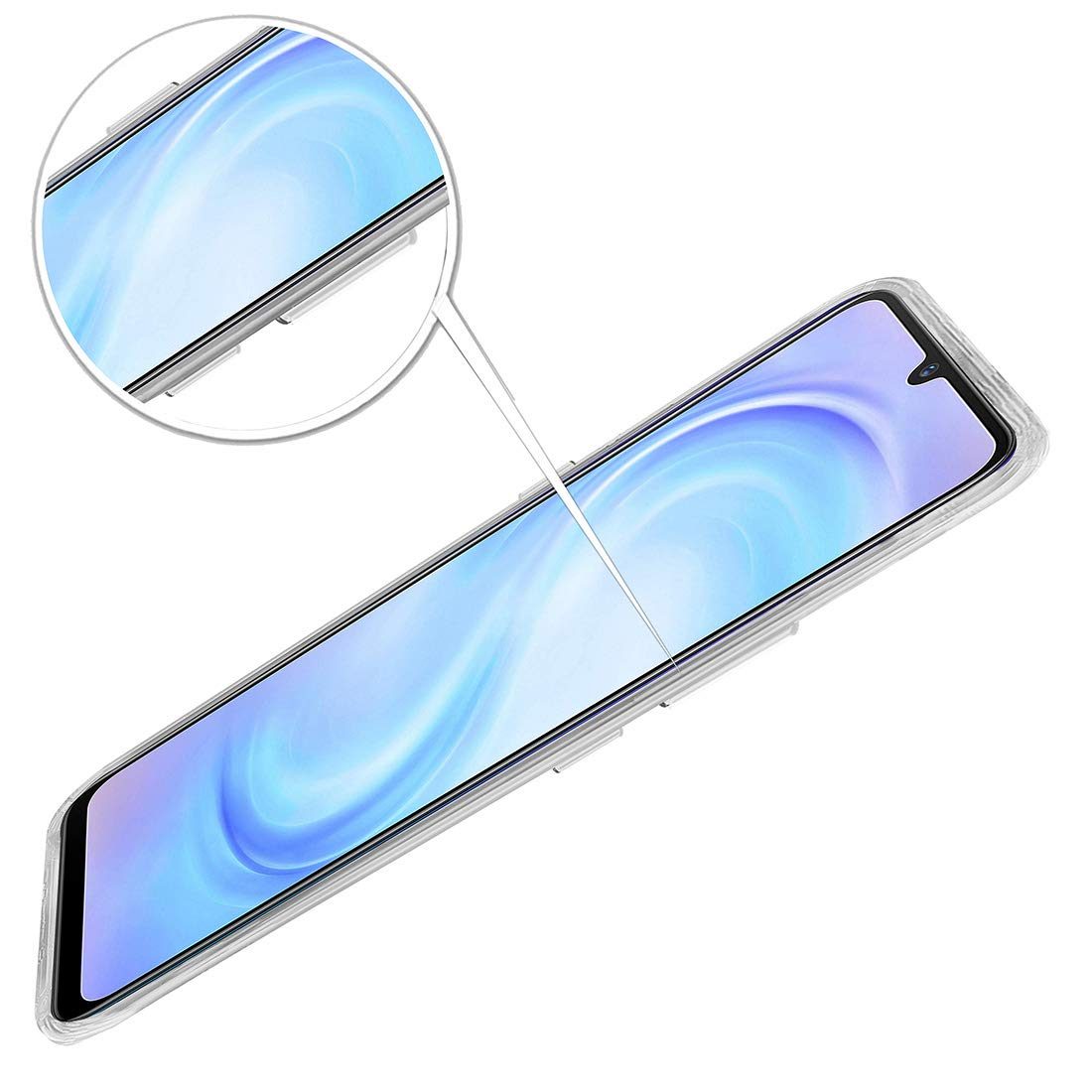 Amazon Brand - Solimo Mobile Cover for Vivo S1 / Vivo Z1x (Soft & Flexible Back Case), Transparent
