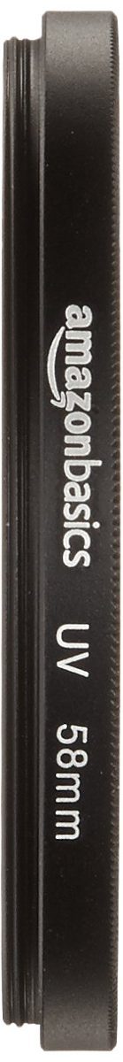 AmazonBasics UV Protection Lens Filter - 58 mm