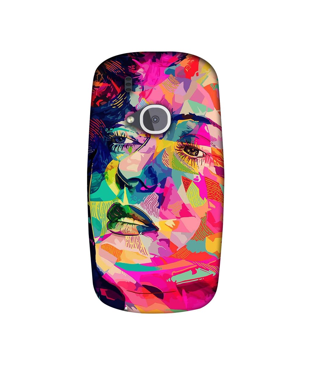 Amazon Brand - Solimo Designer Multicolor Lady Vector 3D Printed Hard Back Case Mobile Cover for Nokia 3310