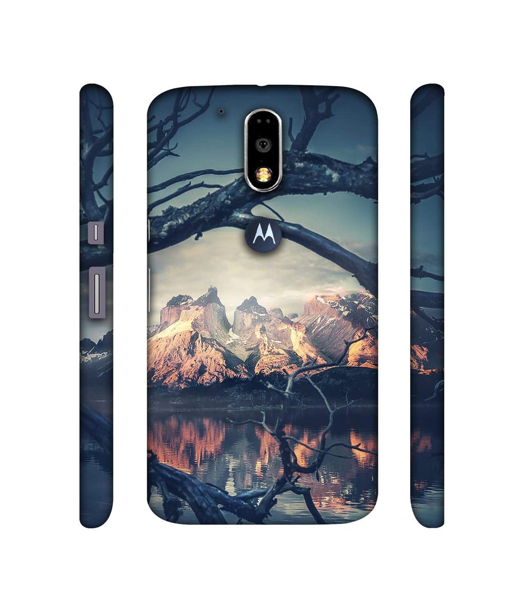 Amazon Brand - Solimo Designer Tree Reflextion 3D Printed Hard Back Case Mobile Cover for Motorola Moto G4 Plus (with Logo Cut)