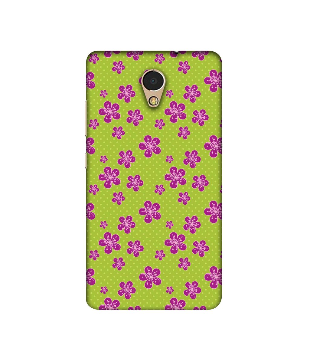 Amazon Brand - Solimo Designer Pink Flower Patterns 3D Printed Hard Back Case Mobile Cover for Lenovo P2