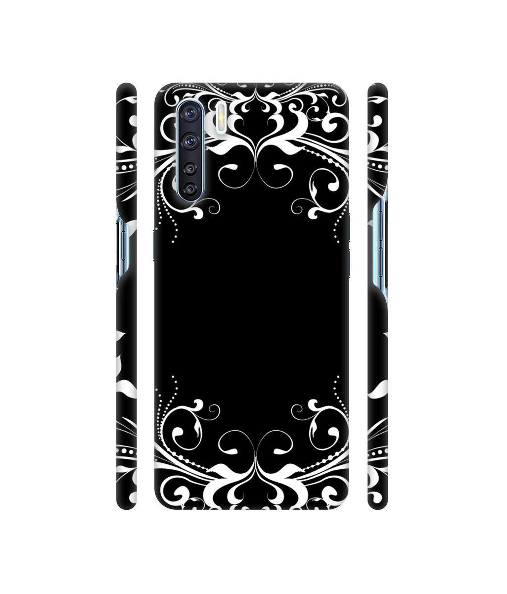 Amazon Brand - Solimo Designer Round Flower Crown 3D Printed Hard Back Case Mobile Cover for Oppo F15