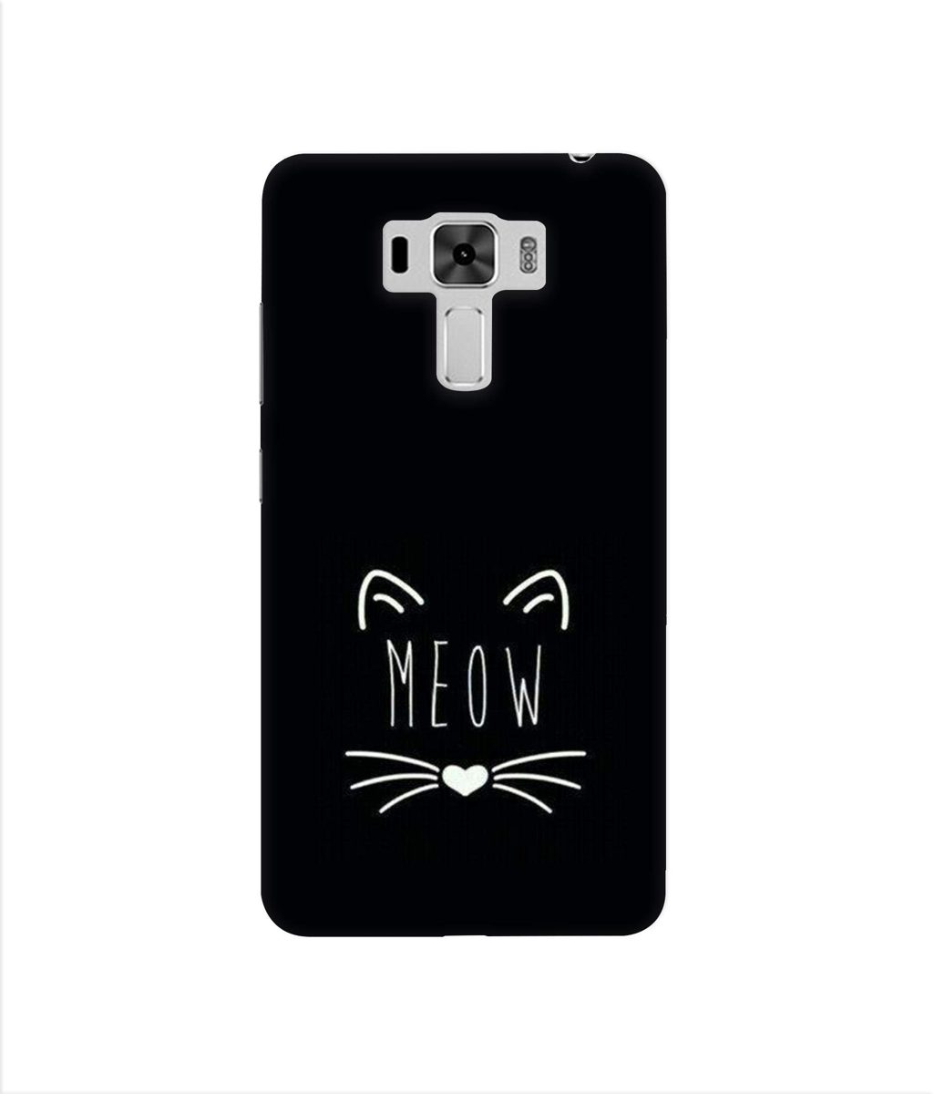 Amazon Brand - Solimo Designer Meow 3D Printed Hard Back Case Mobile Cover for Asus Zenfone 3 Laser ZC551KL