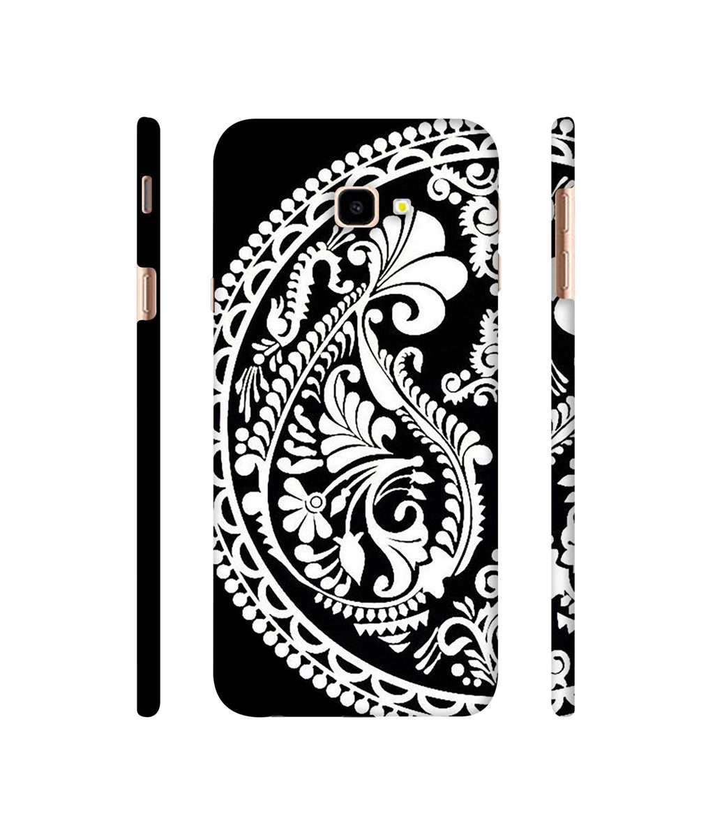 Amazon Brand - Solimo Designer Half Circle Rangoli 3D Printed Hard Back Case Mobile Cover for Samsung Galaxy J4 Plus