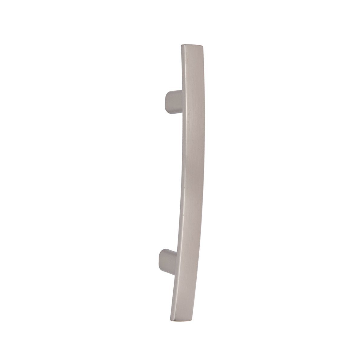 AmazonBasics Modern Curved Cabinet Handle, 5.25" Length (3" Hole Center), Satin Nickel, 10 Pack