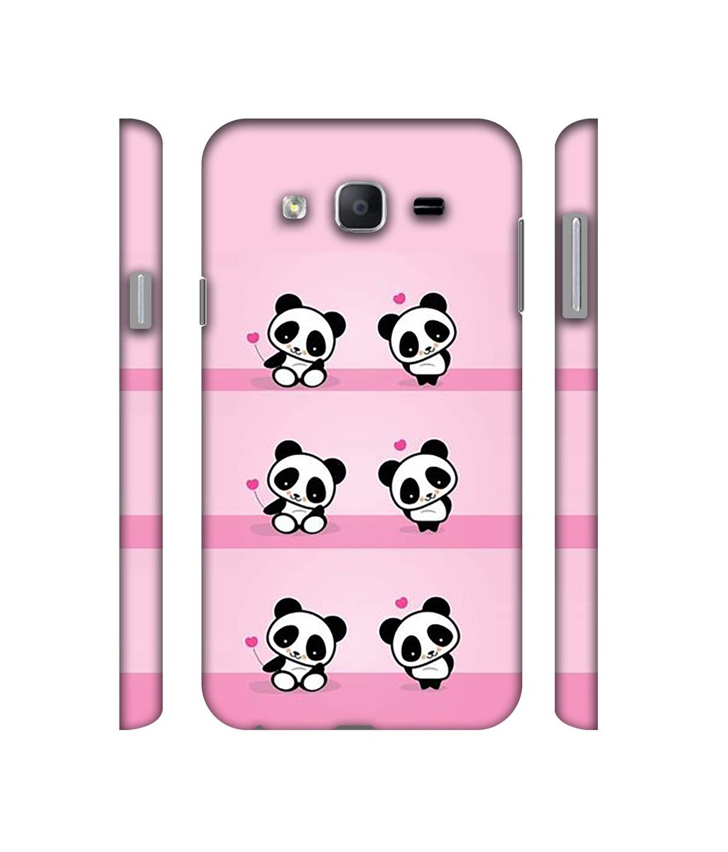 Amazon Brand - Solimo Designer Panda Pattern 3D Printed Hard Back Case Mobile Cover for Samsung Galaxy On7