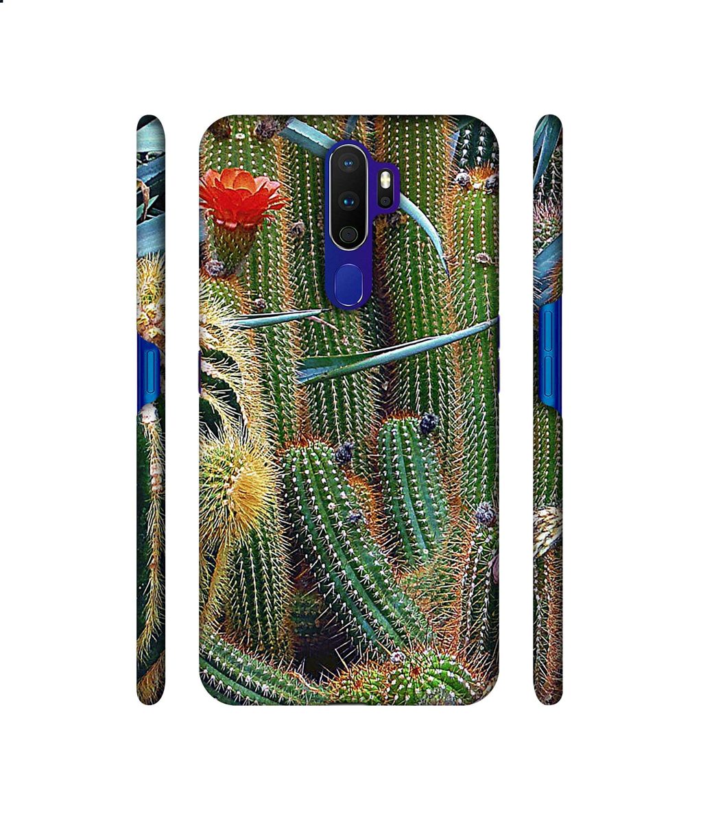 Amazon Brand - Solimo Designer Cactus 3D Printed Hard Back Case Mobile Cover for Oppo A9 (2020)