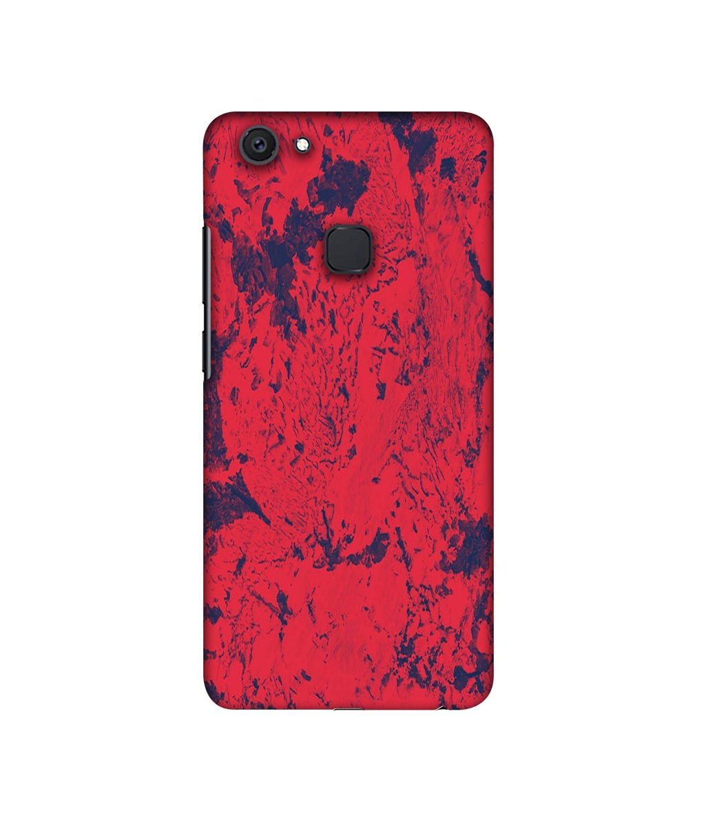 Amazon Brand - Solimo Designer Red Paint 3D Printed Hard Back Case Mobile Cover for Vivo V7 Plus