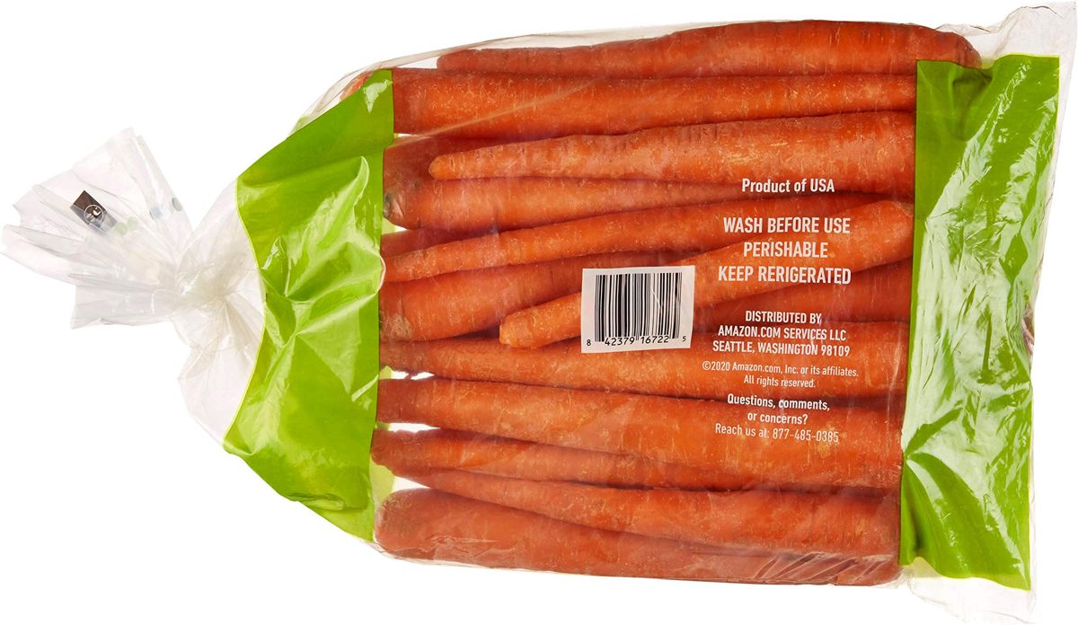 Fresh Brand – Whole Carrots, 5 lb