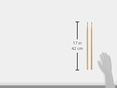 AmazonBasics 5A Drumsticks - Maple, 4-Pair Pack