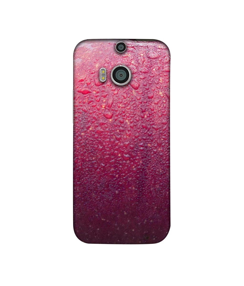 Amazon Brand - Solimo Designer Apple Texture 3D Printed Hard Back Case Mobile Cover for HTC One M8