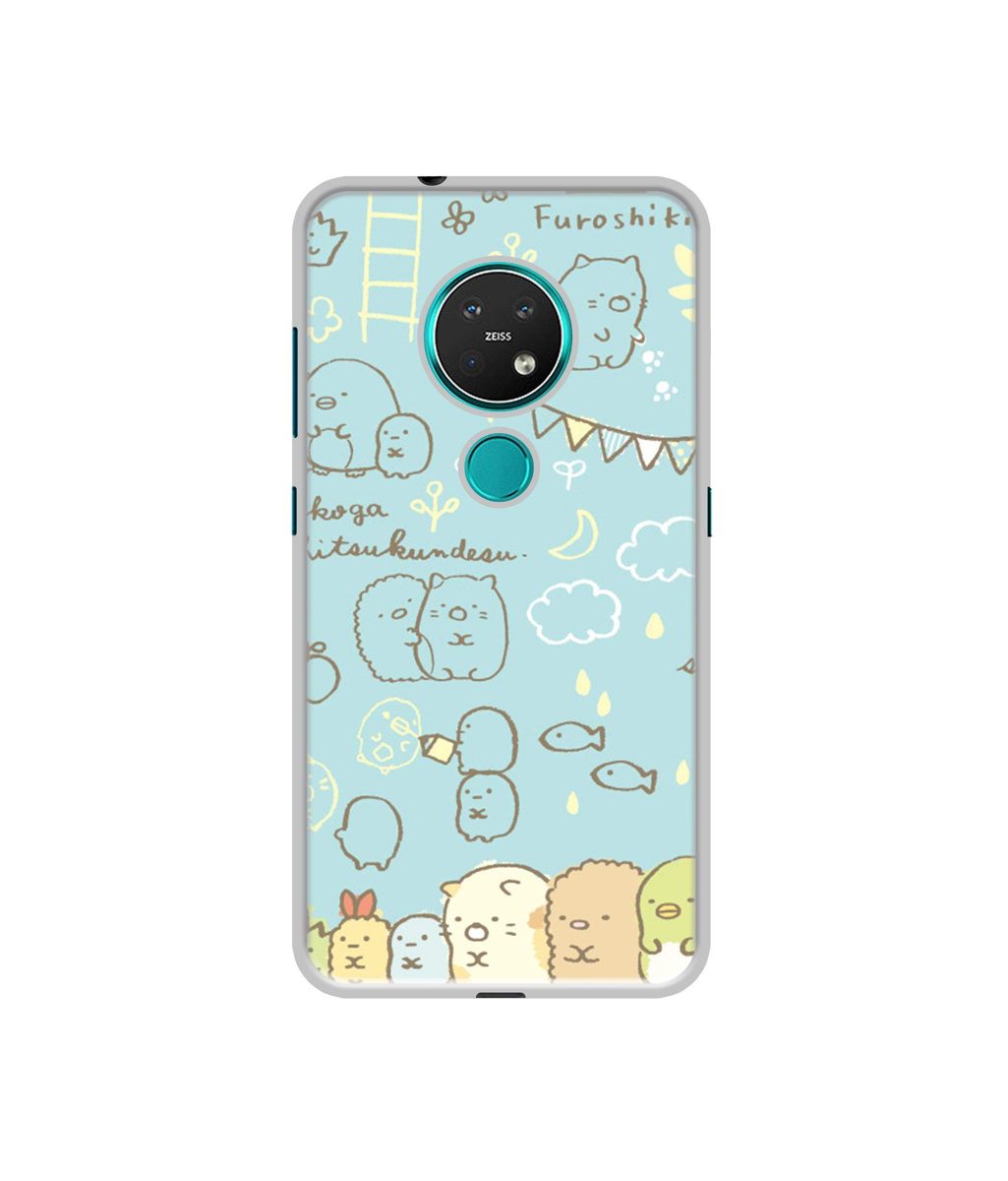 Amazon Brand - Solimo Designer Random UV Printed Soft Back Case Mobile Cover for Nokia 7.2
