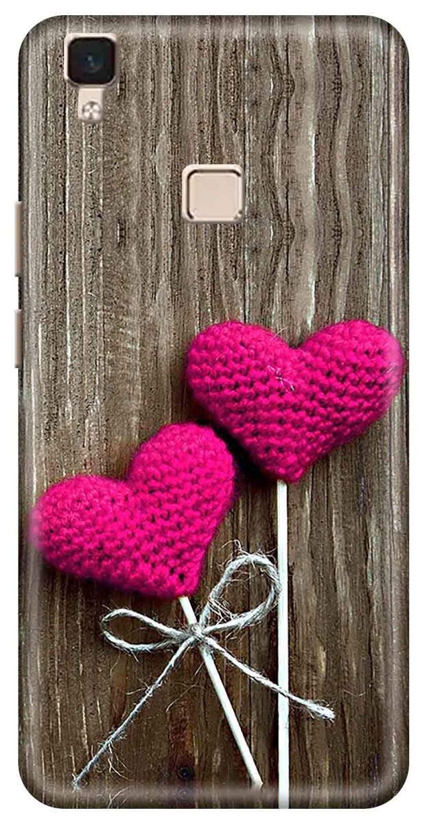 Amazon Brand - Solimo Designer Heart Design 3D Printed Hard Back Case Mobile Cover for Vivo V3 Max