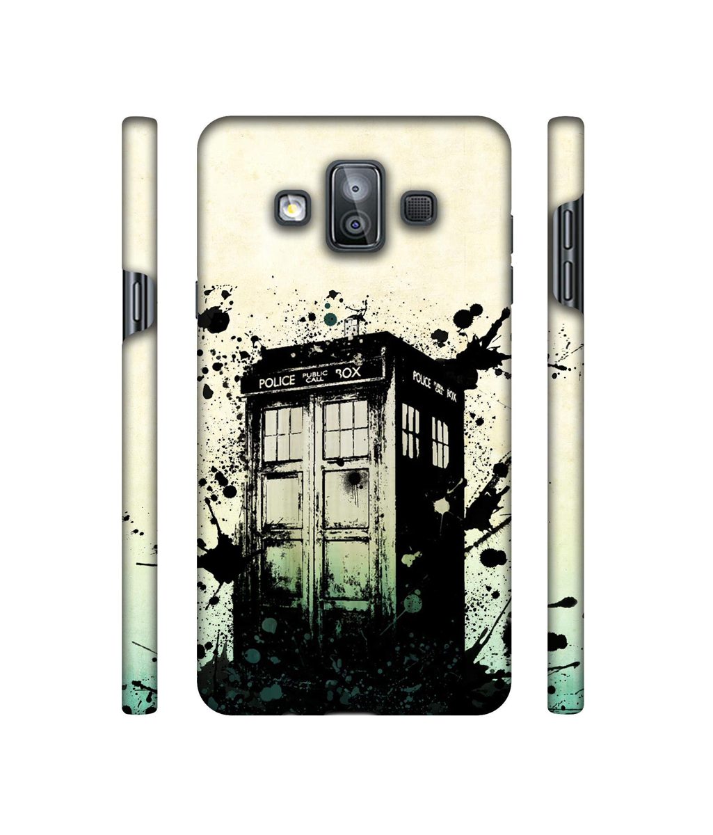 Amazon Brand - Solimo Designer Police Booth 3D Printed Hard Back Case Mobile Cover for Samsung Galaxy J7 Duo