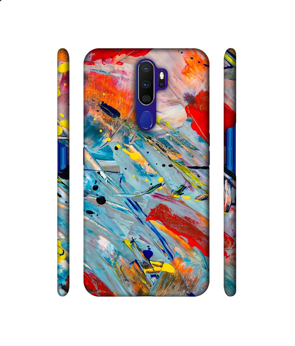Amazon Brand - Solimo Designer Color Texture 3D Printed Hard Back Case Mobile Cover for Oppo A9 (2020)