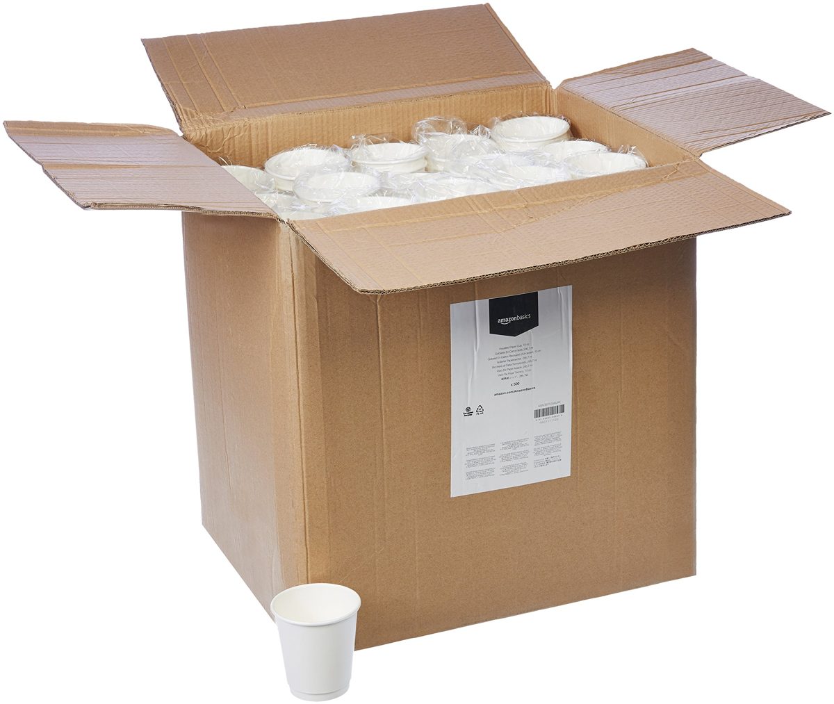 AmazonBasics 10 oz. Insulated Paper Cup, 500-Count