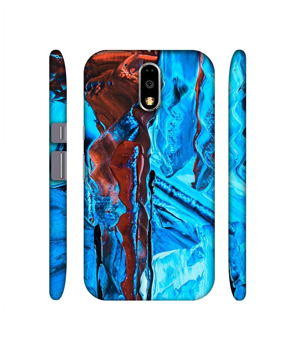 Amazon Brand - Solimo Designer Zik Zak Color Mixing 3D Printed Hard Back Case Mobile Cover for Motorola Moto G4 Plus
