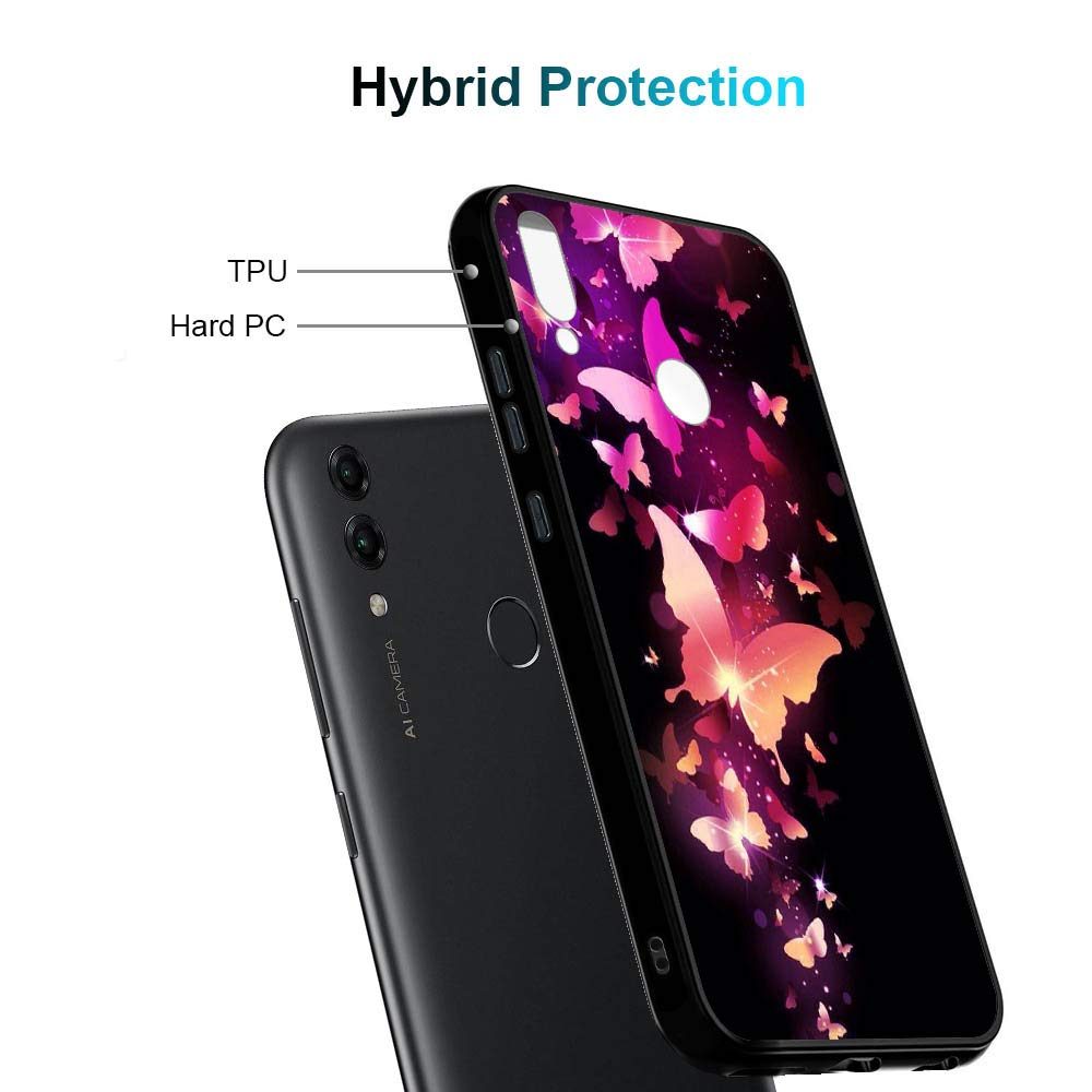 Amazon Brand - Solimo Designer Butterfly Printed Hard Back Case Mobile Cover forHonor 8C (D1171)