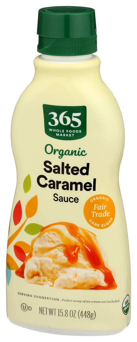 365 Everyday Value, Organic Salted Caramel Sauce, 15.8 oz