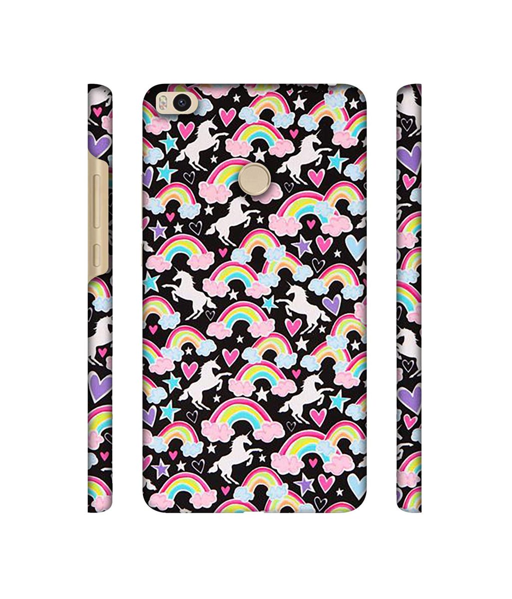 Amazon Brand - Solimo Designer Unicorn Texture 3D Printed Hard Back Case Mobile Cover for Xiaomi Mi Max 2