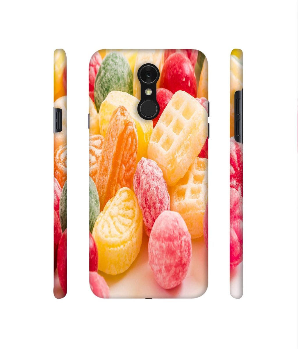 Amazon Brand - Solimo Designer Color Candies 3D Printed Hard Back Case Mobile Cover for LG Q7
