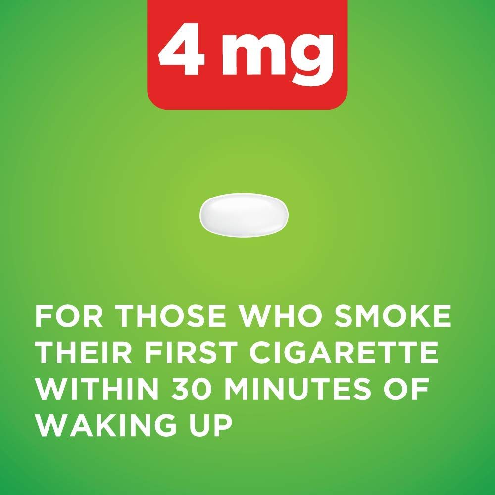 Amazon Basic Care Mini Nicotine Polacrilex Lozenge, 4 mg (nicotine), Citrus Flavor, Stop Smoking Aid, 81 Count