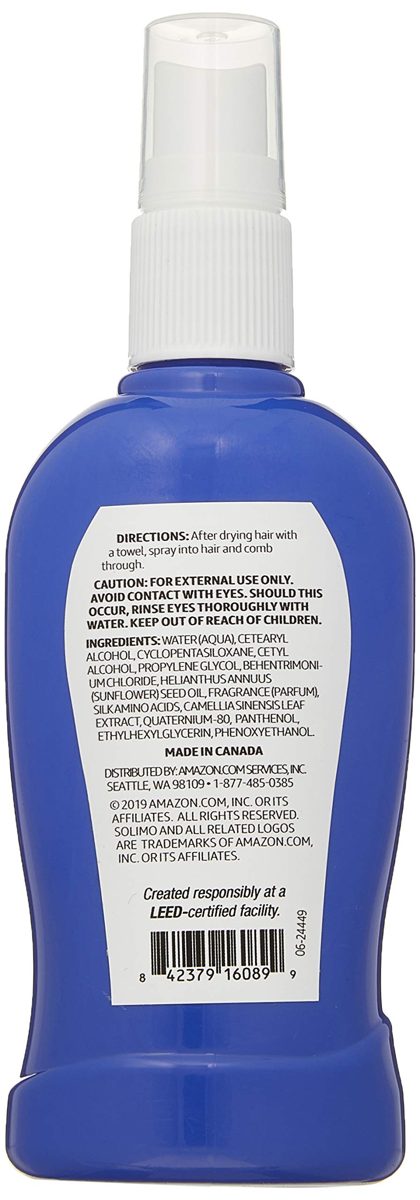 Solimo Leave-In-Conditioner, 4oz (Pack of 1)