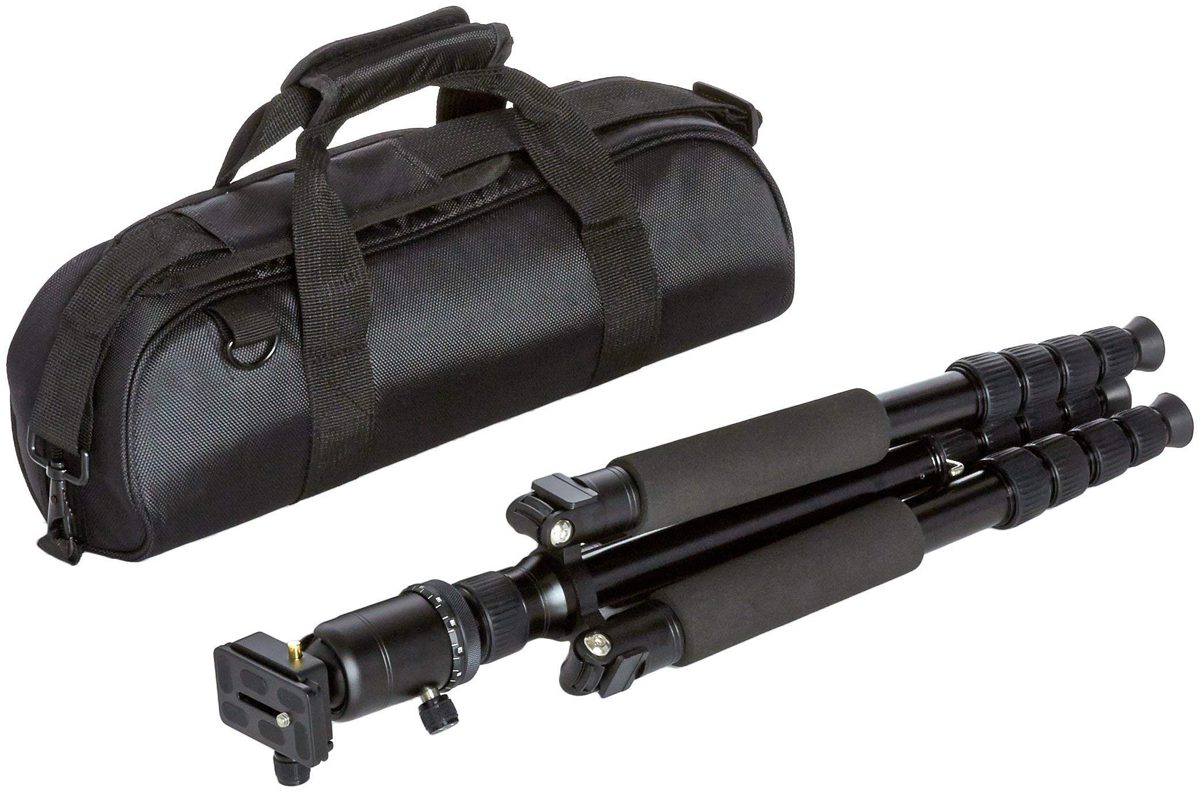 (Renewed) AmazonBasics HJ-285 63-Inch Aluminum Travel Monopod