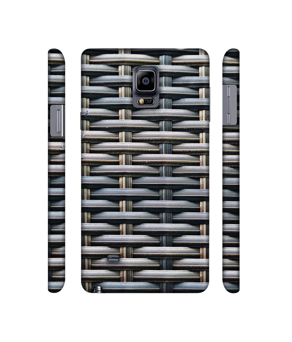 Amazon Brand - Solimo Designer Wooden Blocks Checks 3D Printed Hard Back Case Mobile Cover for Samsung Galaxy Note 4