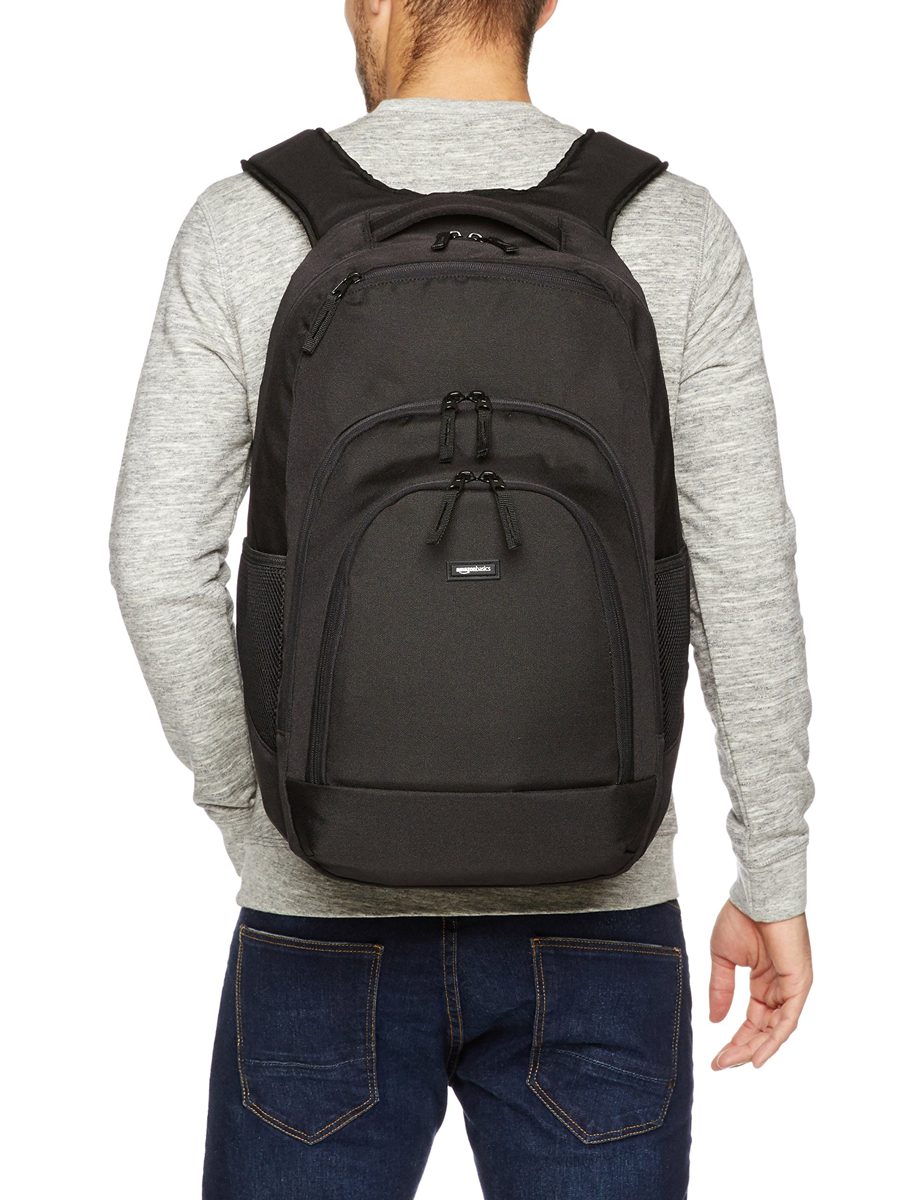 AmazonBasics Campus Backpack, Black
