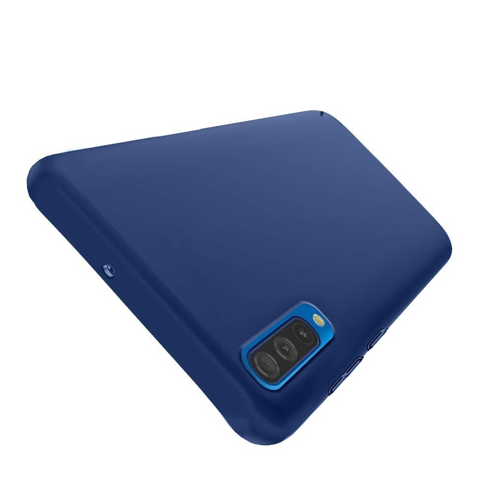 Amazon Brand - Solimo Samsung Galaxy A50 Mobile Cover (Hard Back & Slim),Blue
