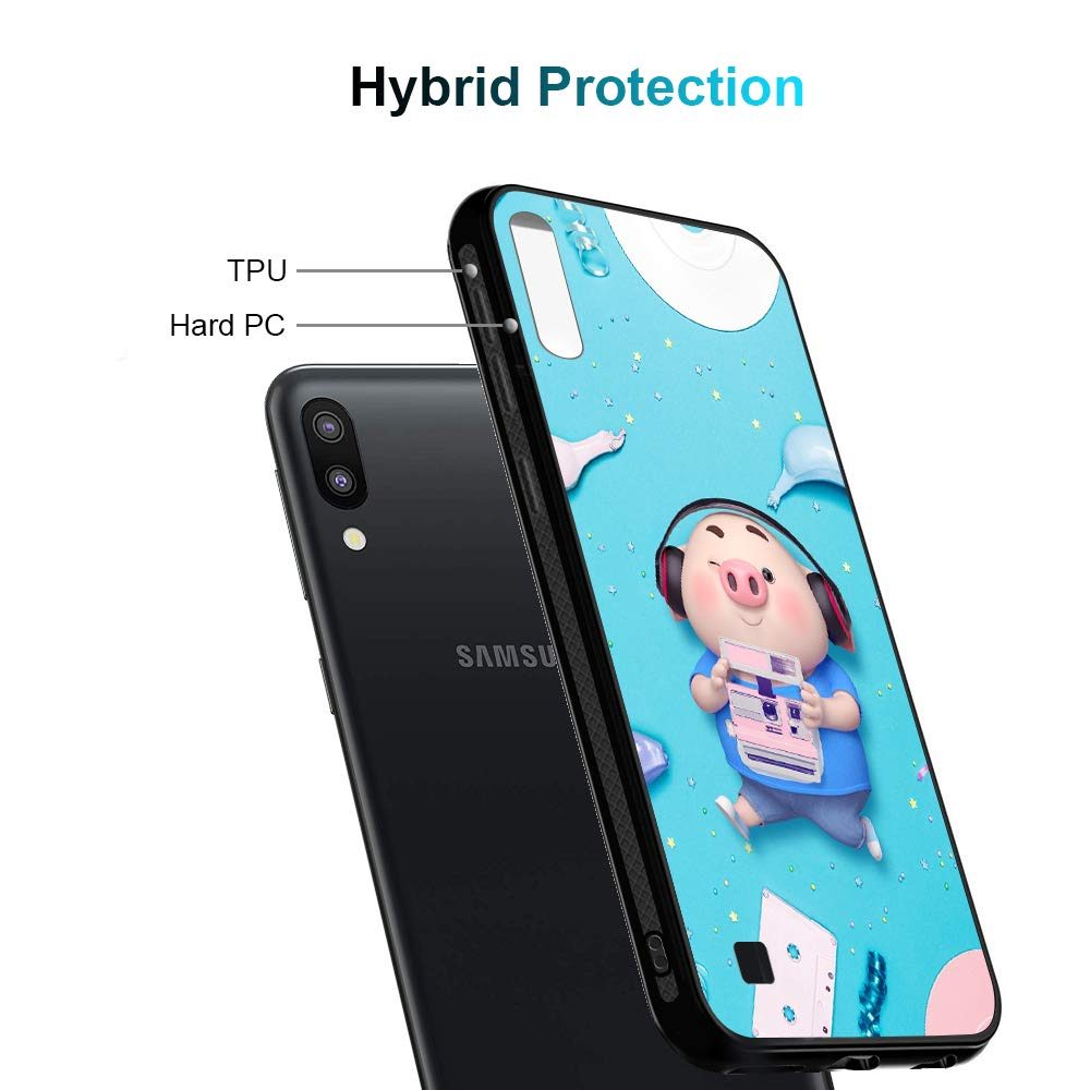 Amazon Brand - Solimo Designer Musical Pig Printed Hard Back Case Mobile Cover for Samsung Galaxy M10 (D1194)