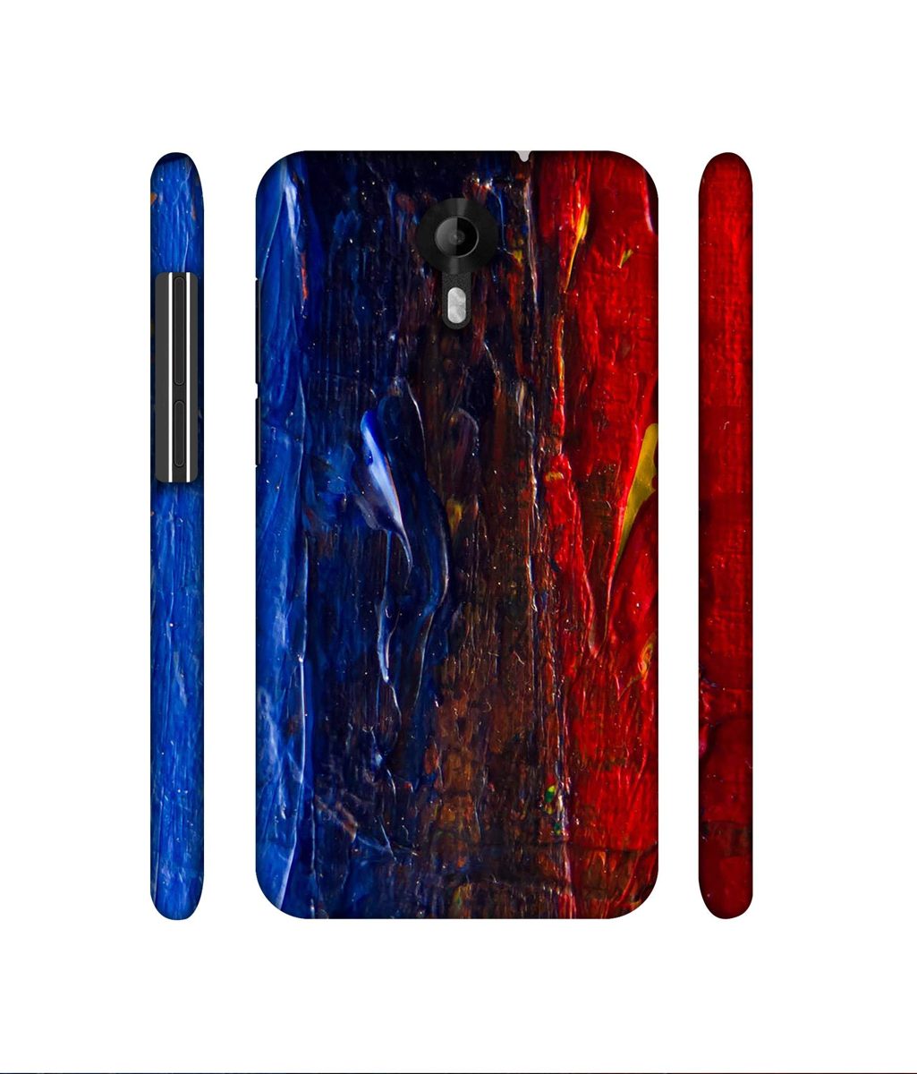 Amazon Brand - Solimo Designer Red Paint On Wall 3D Printed Hard Back Case Mobile Cover for Micromax Canvas Nitro 4G E455