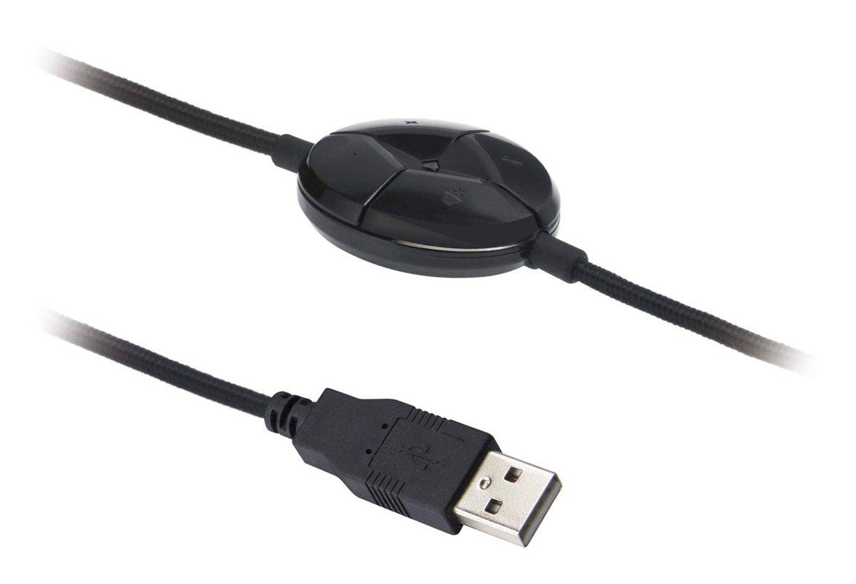 Amazon Basic Gaming Headset with Mic for Professional PC USB Connection, MW-PCPH-001-Black, blk