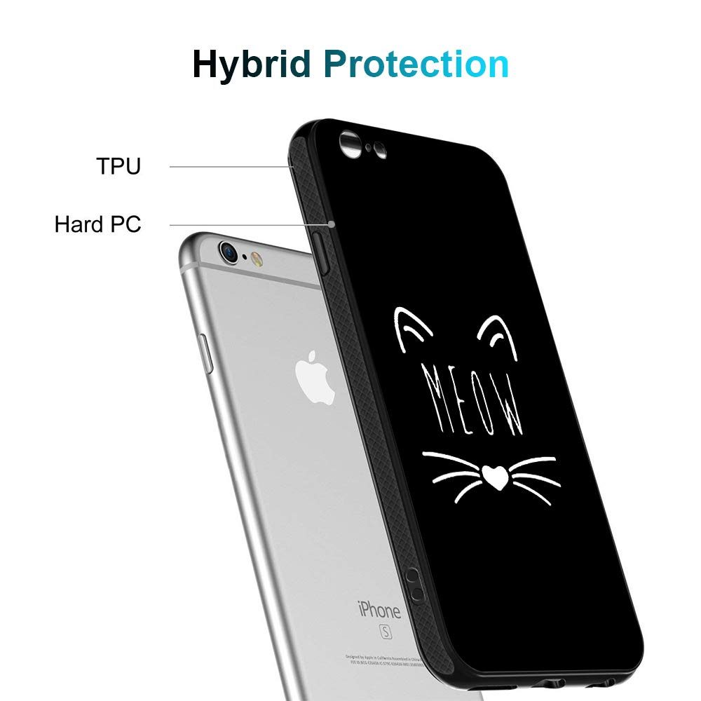 Amazon Brand - Solimo Designer Meow Printed Hard Back Case Mobile Cover for Apple iPhone 6S / 6 (D1212)
