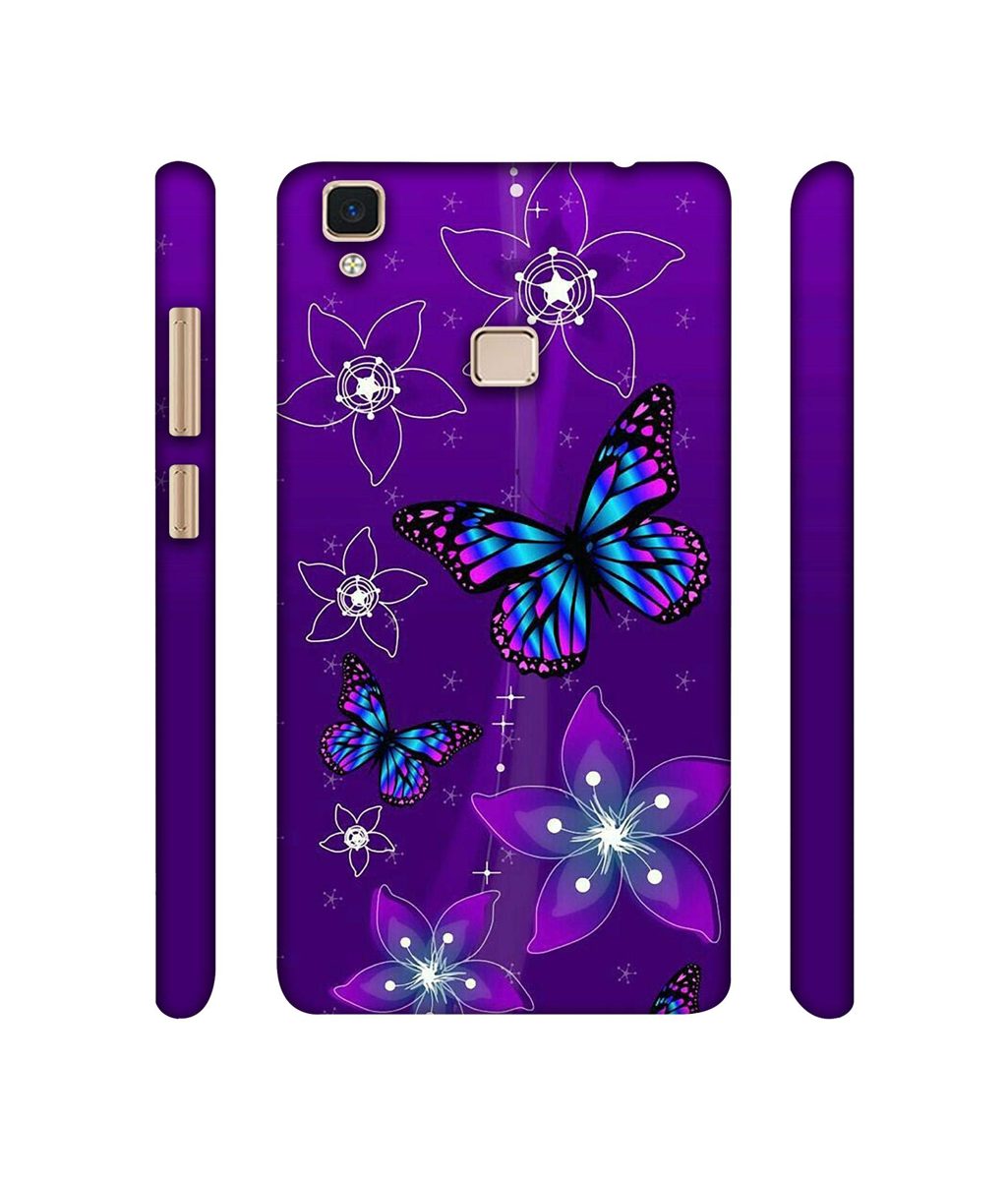 Amazon Brand - Solimo Designer Butterflies 3D Printed Hard Back Case Mobile Cover for Vivo V3 Max