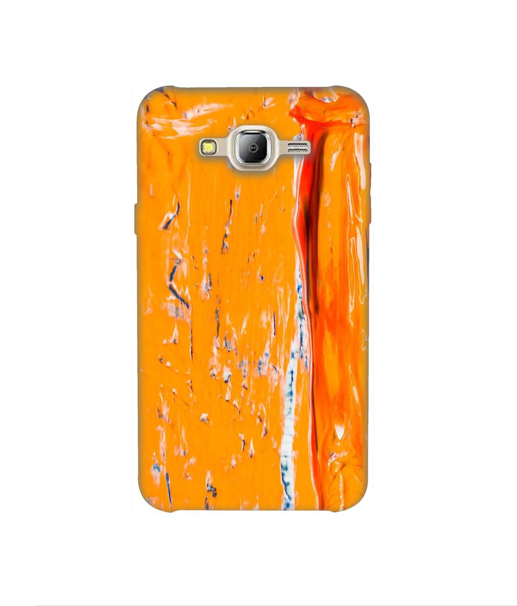Amazon Brand - Solimo Designer Gold Yellow Paint 3D Printed Hard Back Case Mobile Cover for Samsung Galaxy J2 (2016)