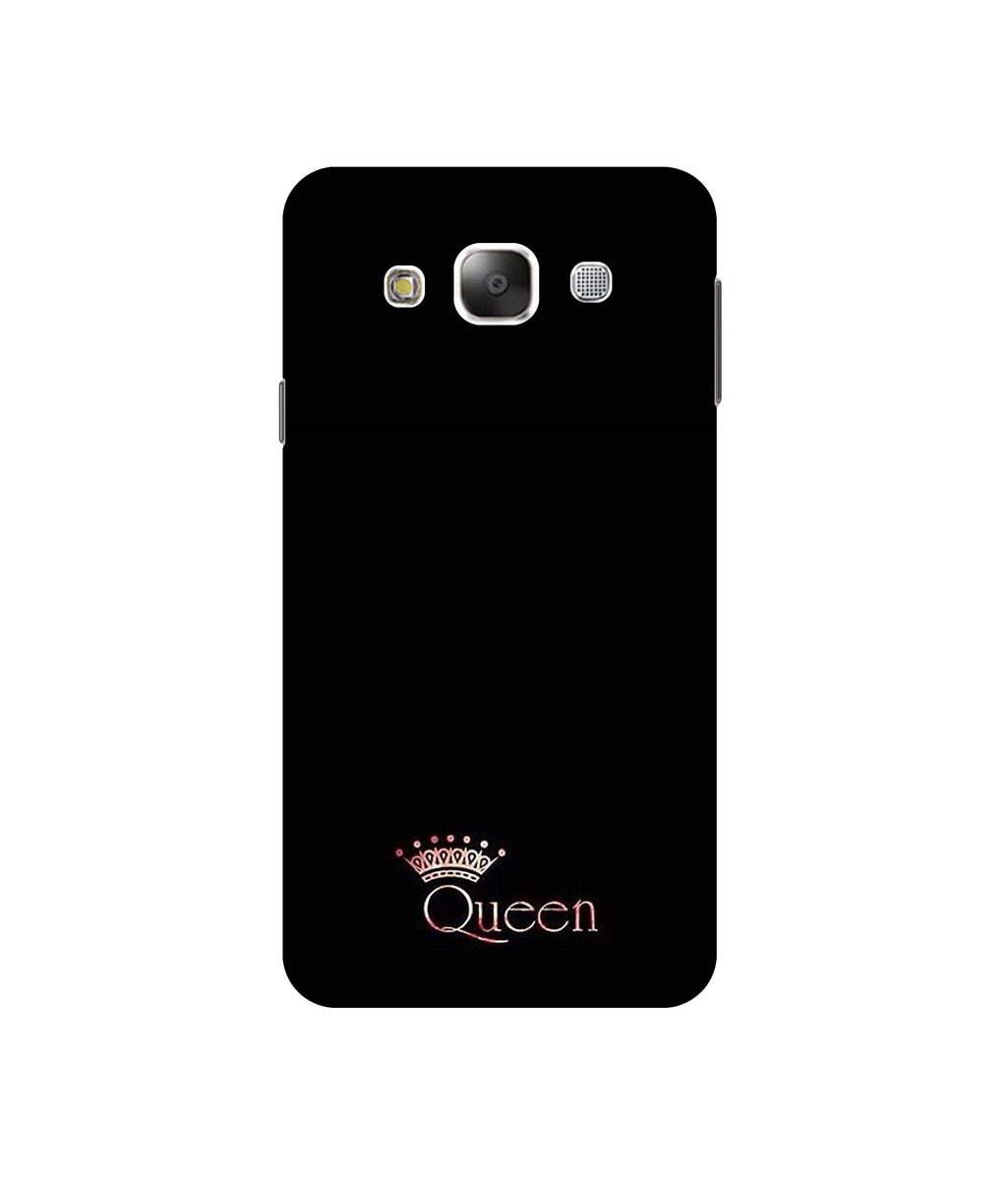 Amazon Brand - Solimo Designer Queen 3D Printed Hard Back Case Mobile Cover for Samsung Galaxy E5