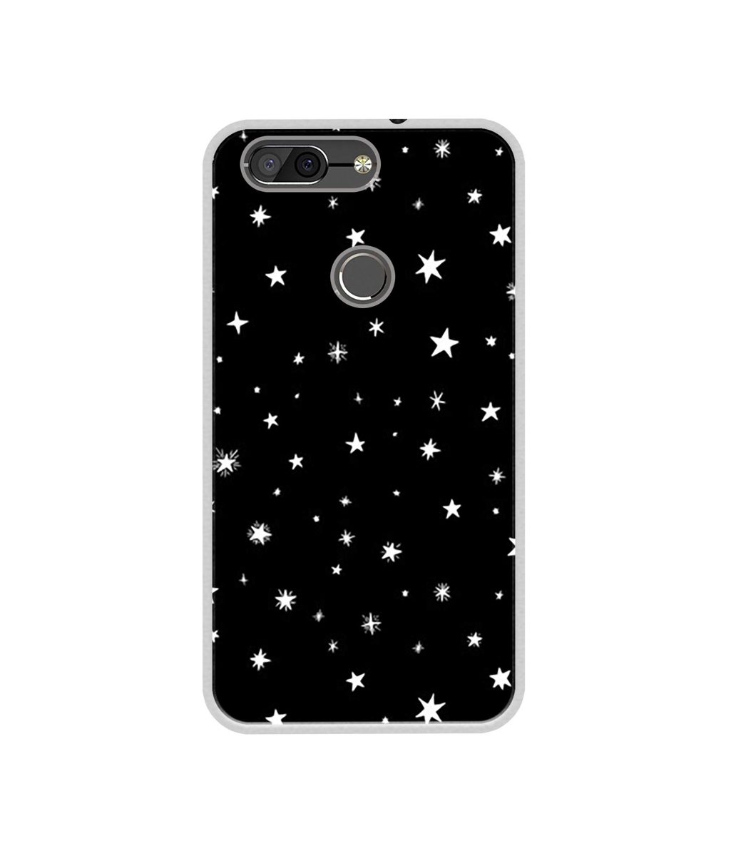 Amazon Brand - Solimo Designer Sperking Stars UV Printed Soft Back Case Mobile Cover for InFocus Vision 3 Pro