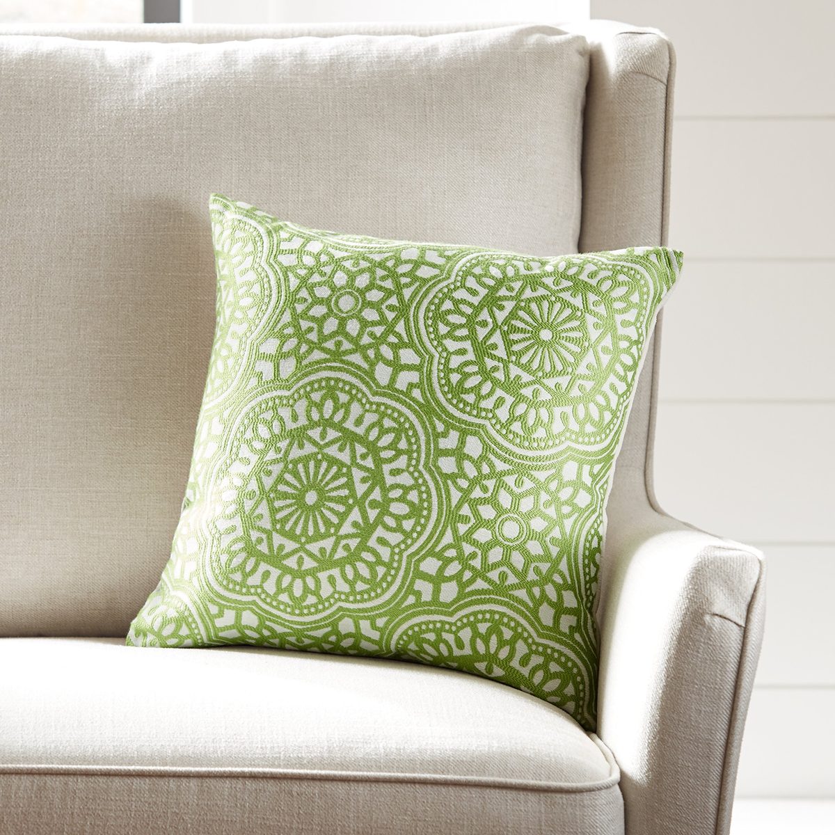 Modern Family Stone & Beam Medallion Pillow