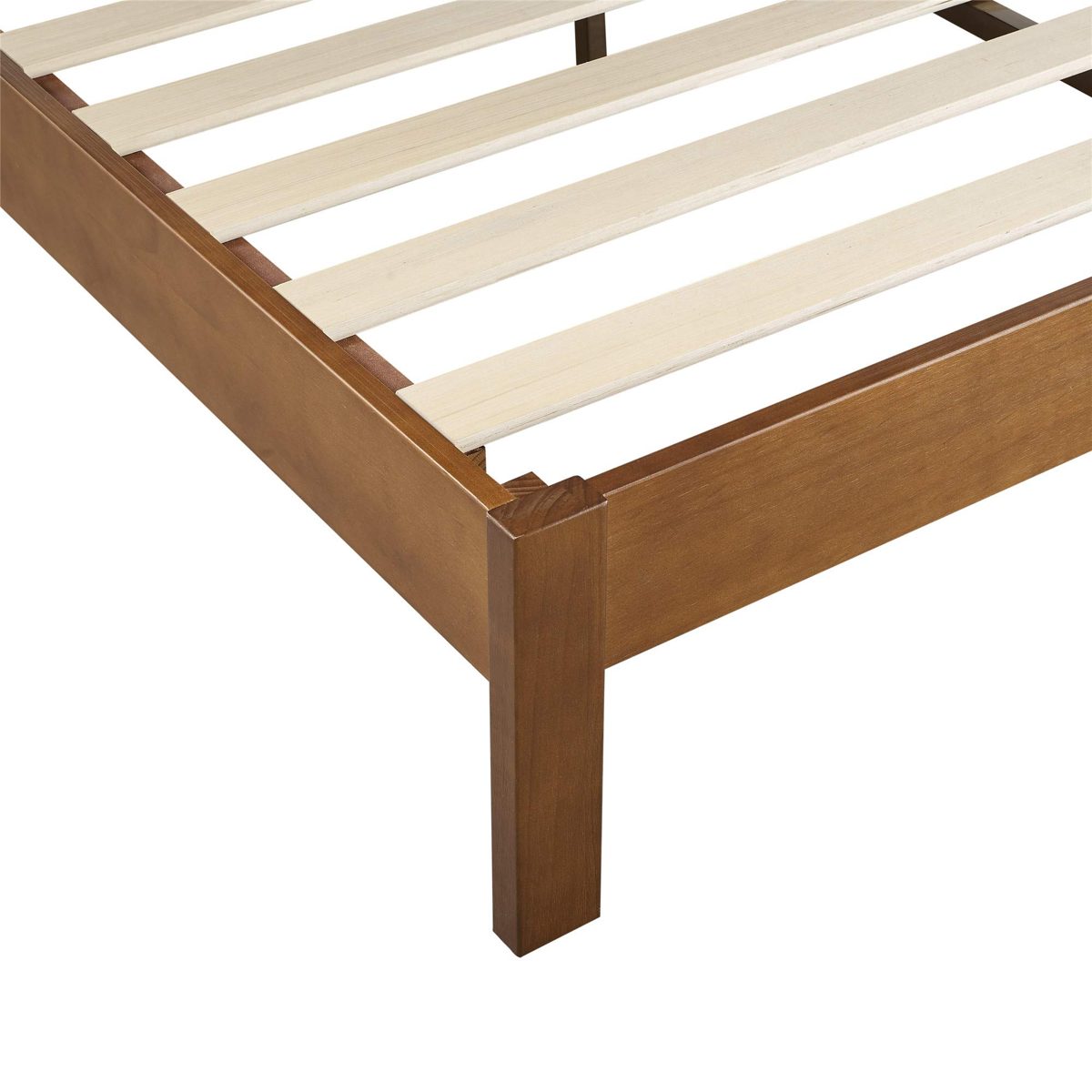 Amazon Brand – Rivet Modern Solid Pine Wood Platform Bed, King, 75.91"W, Antique Espresso