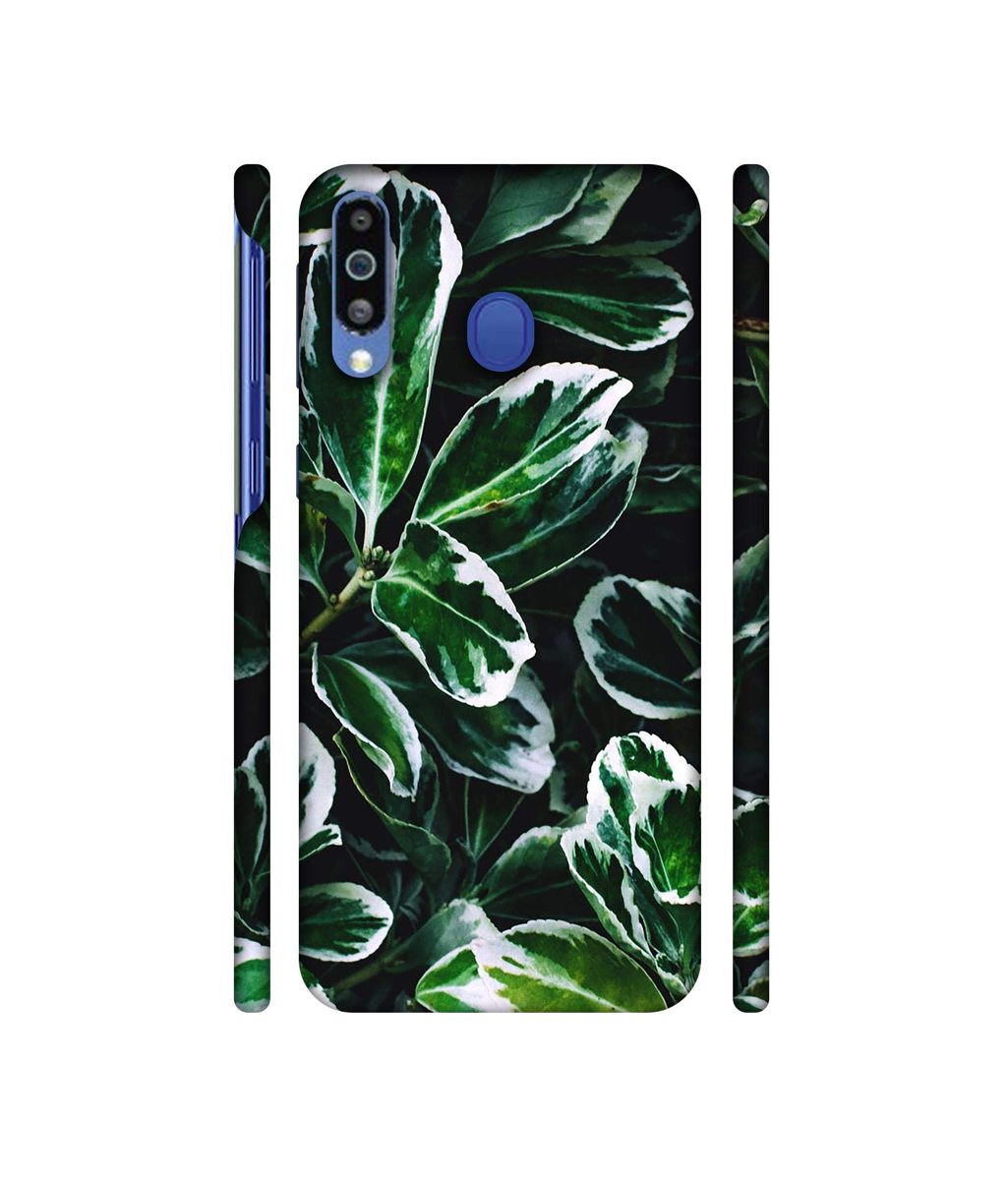 Amazon Brand - Solimo Designer Leaf Imperation 3D Printed Hard Back Case Mobile Cover for Samsung Galaxy M21