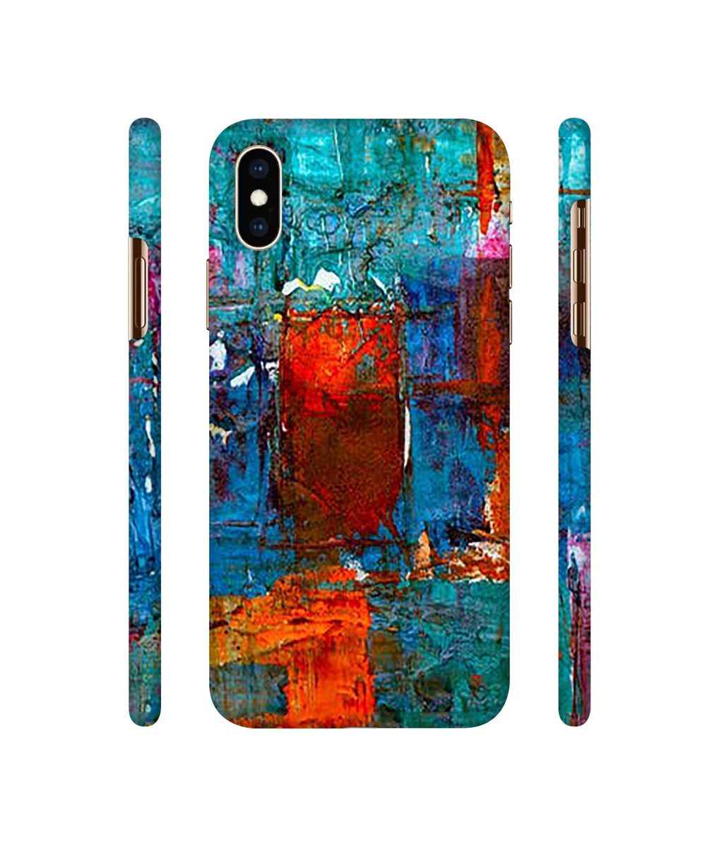 Amazon Brand - Solimo Designer Rectangle Color 3D Printed Hard Back Case Mobile Cover for Apple iPhone Xs Max