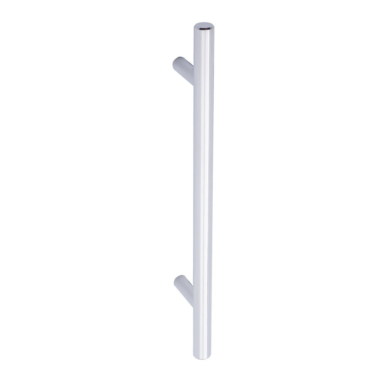 AmazonBasics Euro Bar Cabinet Handle (3/8" Diameter), 7.38" Length (5" Hole Center), Polished Chrome, 25-Pack