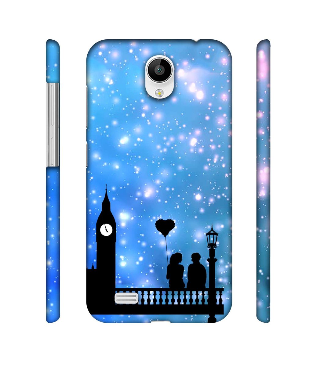 Amazon Brand - Solimo Designer Love Couple Vector 3D Printed Hard Back Case Mobile Cover for Vivo Y21L