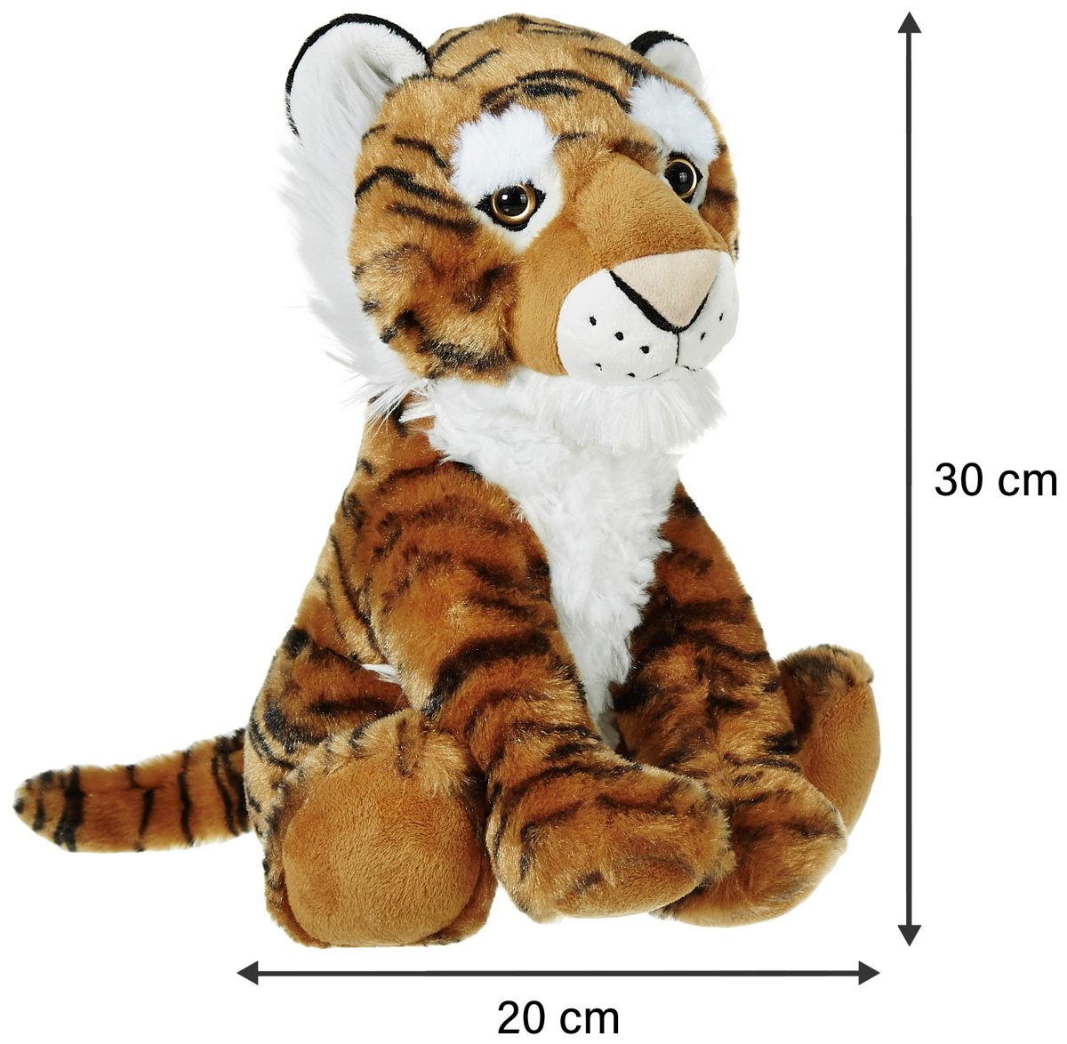 Amazon Brand - Jam and Honey 12" (30cm) Wild Onez Tiger