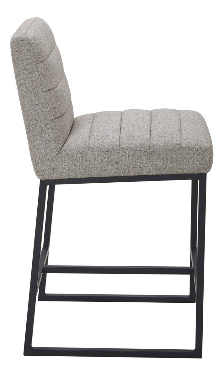 Amazon Brand – Rivet Decatur Modern Kitchen Counter-Height Stool, 37"H, Light Grey