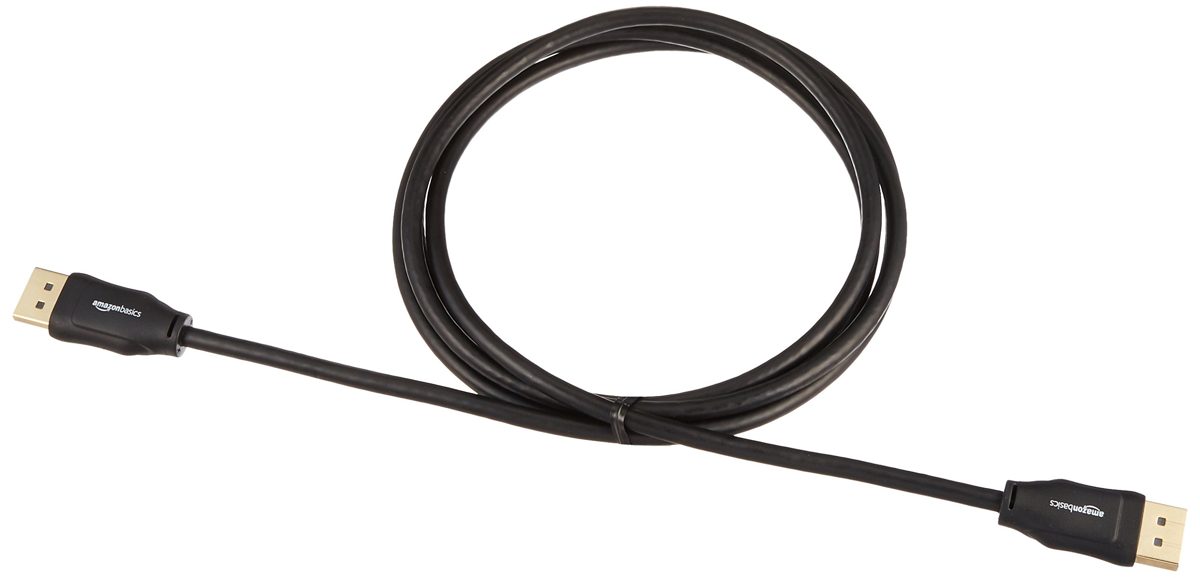 AmazonBasics DisplayPort to DisplayPort Cable - 6 Feet