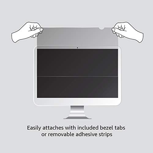AmazonBasics Privacy Screen Filter - 24-Inch 16:9 Widescreen Monitor